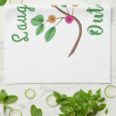 Linge De Cuisine Rire à l'extérieur (Plié)