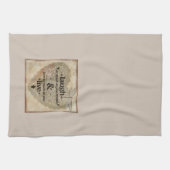 Linge De Cuisine Rire autant que vous respirez dicton (Horizontal)