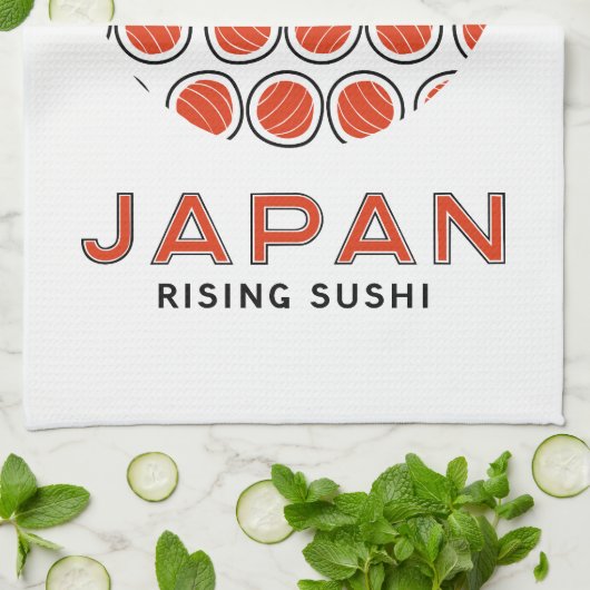 Linge De Cuisine Rising Sushi (Plié)
