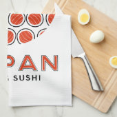 Linge De Cuisine Rising Sushi (Quart Plié)