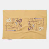 Linge De Cuisine RIVENDELL™ Collage graphique aquarelle (Horizontal)