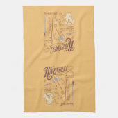 Linge De Cuisine RIVENDELL™ Collage graphique aquarelle (Vertical)