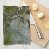 Linge De Cuisine River Murray Australia, Branches d'arbre, Serviett (Quart Plié)