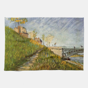 Linge De Cuisine Rives de la Seine, Pont de Clichy par Vincent van