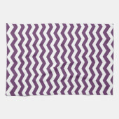 Linge De Cuisine Riviera Lavender Wave Chevron (Horizontal)