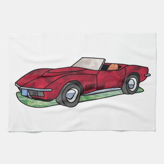 Linge De Cuisine Roadster de rayon de 69 Corvette Sting (Horizontal)