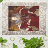 Linge De Cuisine Robes longues rouges d'Elizabeth I (Plié)