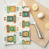 Linge De Cuisine Robot coloré d'enfants (Quart Plié)