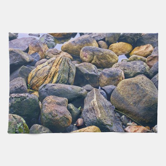 Linge De Cuisine Rochers colorés (Horizontal)