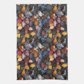 Linge De Cuisine Rochers et Feuille (Vertical)