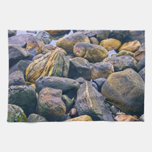 Linge De Cuisine Roches colorées   