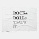 Linge De Cuisine Rock and Roll Et c'est tout (Horizontal)