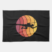 Linge De Cuisine Rock Climbing Climber Retro (Horizontal)