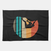 Linge De Cuisine Rock Escalade Climber Retro (Horizontal)