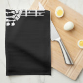 Linge De Cuisine Rock & Roll Squelette Guitare Musique LoKitchen Se (Quart Plié)