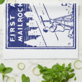 Linge De Cuisine Rocket Mail américain 1935 (Plié)