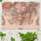 Linge De Cuisine Rococo rose Baroque Fleur Morris (Plié)