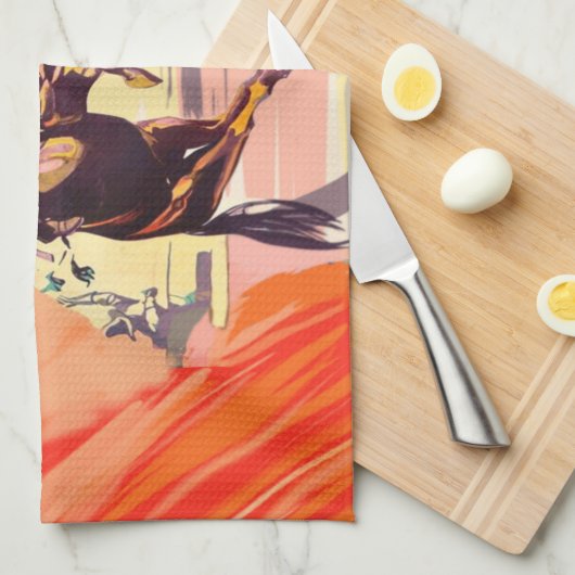 Linge De Cuisine Rodéo de Christmas (Quart Plié)