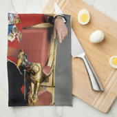 Linge De Cuisine Roi Charles III (Quart Plié)