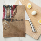 Linge De Cuisine Roi Crapaud (Quart Plié)