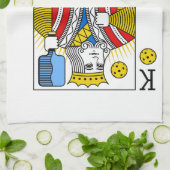 LINGE DE CUISINE ROI DE PICKLEBALL (Plié)