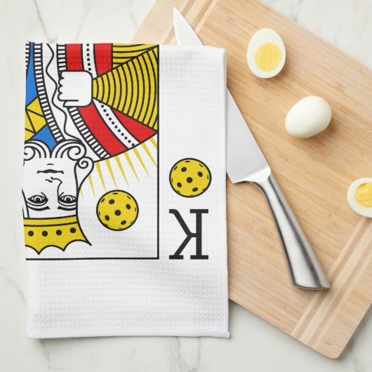 LINGE DE CUISINE ROI DE PICKLEBALL (Quart Plié)