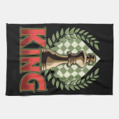 Linge De Cuisine roi des échecs (Horizontal)