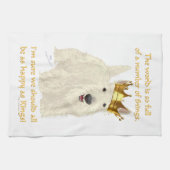 Linge De Cuisine Roi Scottish Terrier roux (Horizontal)