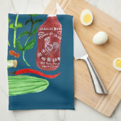 Linge De Cuisine Rolls de papier de riz vietnamien Recette Aquarell (Quart Plié)