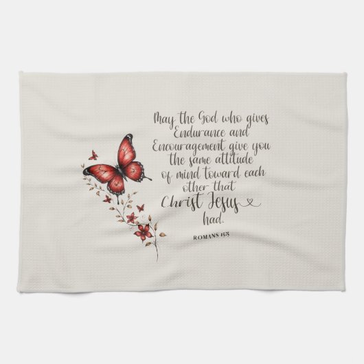 Linge De Cuisine Romains 15:5 Image de verset biblique (Horizontal)
