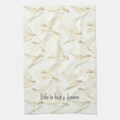 Linge De Cuisine Romantic life is but a dream birds   (Vertical)