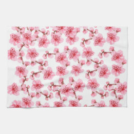 Linge De Cuisine Romantic pink Cherry blosson