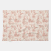Linge De Cuisine Romantic Pink French Toile Countryside Pattern (2) (Horizontal)