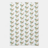 Linge De Cuisine Rooster Art (Vertical)