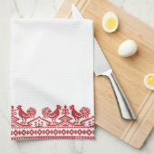 Linge De Cuisine Rooster cross-stitch (Quart Plié)