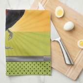 Linge De Cuisine Rooster Design Rooster Rooster Rooster (Quart Plié)