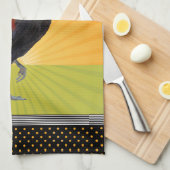 Linge De Cuisine Rooster Design Rooster Rooster Rooster (Quart Plié)