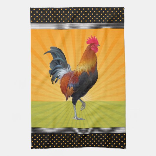Linge De Cuisine Rooster Design Rooster Rooster Rooster (Vertical)