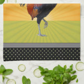 Linge De Cuisine Rooster Design Rooster Rooster Rooster (Plié)