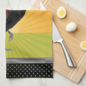 Linge De Cuisine Rooster Design Rooster Rooster Rooster (Quart Plié)