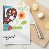 Linge De Cuisine Rooster portugais (Quart Plié)