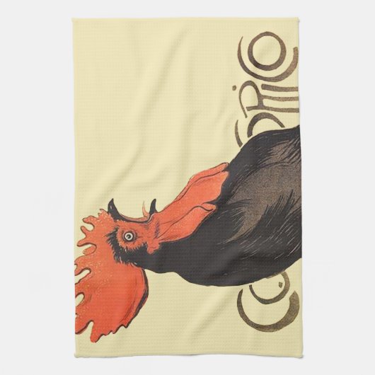 Linge De Cuisine Rooster Steinlen Cocorico (Vertical)