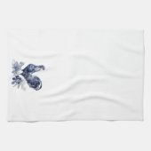 Linge De Cuisine "Rooster" Style Willow Bleu (Horizontal)