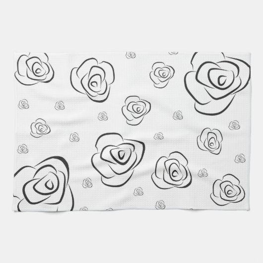 Linge De Cuisine Rose (Horizontal)