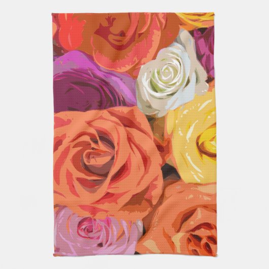 Linge De Cuisine Rose (Vertical)