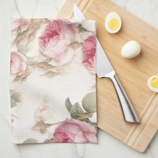 Linge De Cuisine Rose (Quart Plié)