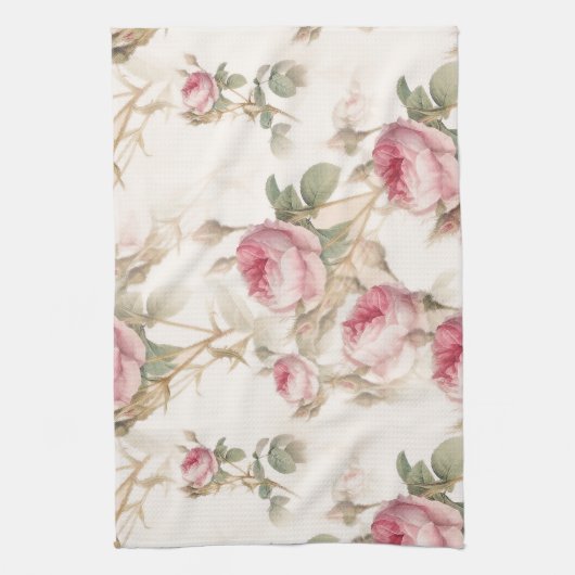 Linge De Cuisine Rose (Vertical)