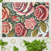 Linge De Cuisine Rose (Plié)