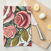 Linge De Cuisine Rose (Quart Plié)