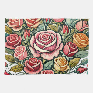 Linge De Cuisine Rose